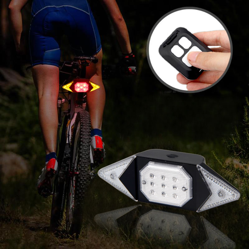 Wireless Fahrrad Blinker, Fahrrad Licht Smart Wireless Fernbedienung Reiten Blinker  Fahrrad Rücklicht (1pcs)