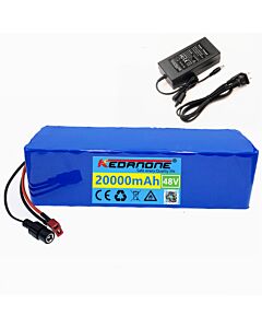 13S3P 48V 20Ah 1000W Li-Ion Akku für 54,6V Elektrofahrrad Roller mit BMS (1 Stück)