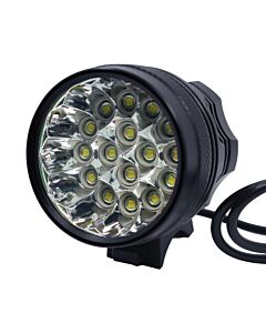 40000 Lumen 16 * T6 LED Fahrrad Frontscheinwerfer Mountainbike Licht mit 6 * 18650 Akku