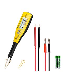 Digitaler SMD-Tester Kapazitätsmesser Widerstand mit Tragebox, Batterietester