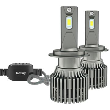 Infitary Autoscheinwerfer, H1 H3 H11 9005 9006 6500K Autolampe,2PCS 6500K 100W 26000LM Autolampe