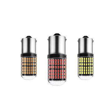 2PCS CanBus S25 1156 BA15S P21w BAU15S PY21w T20 7440 W21W LED Birnen, 014 144SMD Signalleuchten Bremsleuchte