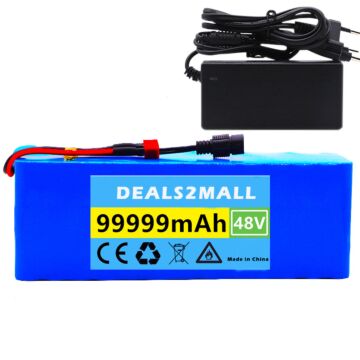 13S3P 48v 99Ah 500w Li-Ion Akku für 54,6v Elektrofahrrad Roller mit BMS (1 Stück)