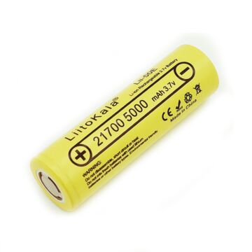 LiitoKala Lii-50E 21700 5000mAh 3.7V 5C Akku (1 Stück）