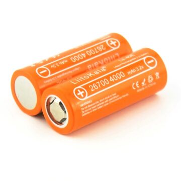 2 Stück LiitoKala Lii-50E 3.2V 26700 4000mAh Akku 