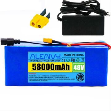 48v 58000mAh 500w 13S3P Li-Ion Akku für Elektrofahrrad (1 Stück)