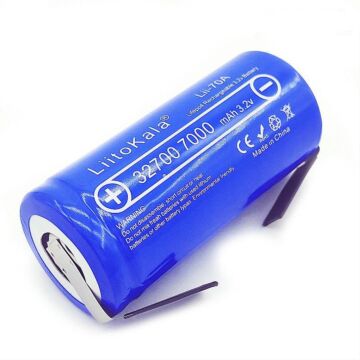 LiitoKala Lii-70A 32700 3.2V 7000mAh lifepo4 Batterie für Elektrofahrrad + Nickelplatten (1 Stück)