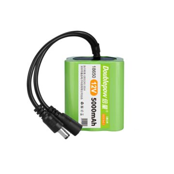 Doublepow 12V 18650 5000mAh 3S2P Li-Ion Akku mit DC-Stecker für LED-Licht elektronische Geräte