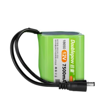 Doublepow 12V 18650 7500mAh 3S3P Li-Ion Akku mit DC-Stecker für LED-Licht elektronische Geräte