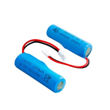 1pcs 3.7V 650mAh 14500 15C Li-Ion Akku mit Schutzplatinen für H116 RC Boot