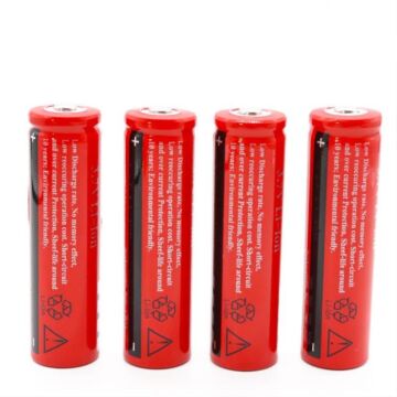 3.7 V 6800 mAh BRC 18650 Lithium-Ionen Akku (4 Stück)