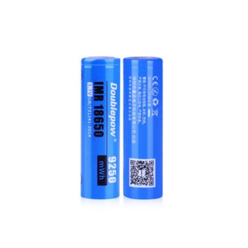 18650 3.7 V 2500 mAh 9250 mwh Lithium-Batterie Flache Oberseite für Taschenlampen-Radio (2 Stück)