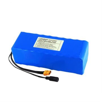 LiitoKala 36A 10Ah 10S3P Li-Ionen Akku mit XT60-Stecker 42V2A Ladegerät für Motorrad-Roller