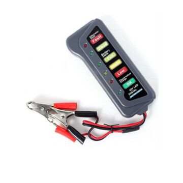 12V 6 LED Digitaler Batterietester für Auto Motorrad