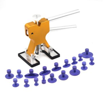 Auto Karosserie Ausbeulen Reparatur Werkzeug Kits, Autolackfreier, vollständiger Reparatur Abzieher mit 18 Laschen