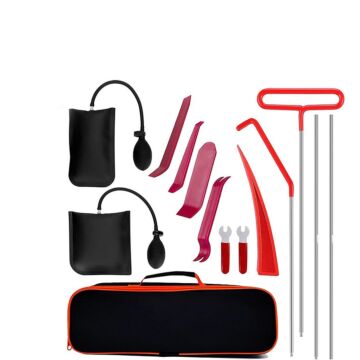 Autofenster Türschlüssel Anti Lost Kit, aufblasbare Luftkeilpumpe, Grabber mit langer Reichweite, Tragetasche