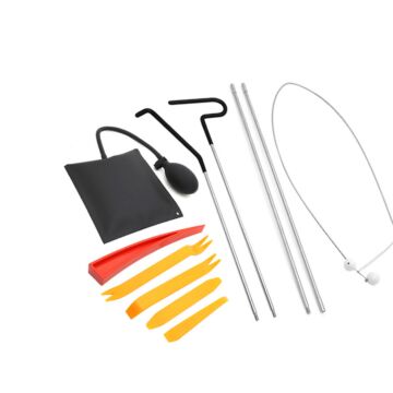 Auto Notfall Werkzeug, Autofenster Türschlüssel Verloren Set, aufblasbares Luftpumpen Luftkeil Hebelwerkzeug, Open Unlock Pad Tool