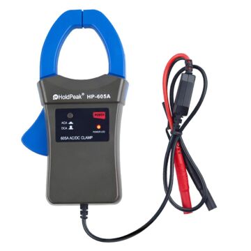 Holdpeak HP-605A Klemmadapter 600A AC/DC Strom Power LED 45mm Backenkaliber verwendet vom Digitalmultimeter