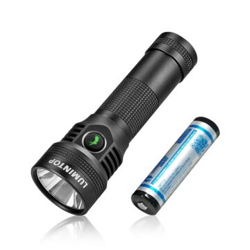 Lumintop D2 lampe, Max 1000 Lumen, Typ-C Wiederaufladbar, Verwendet 21700/18650 Li-Ionen-Akku
