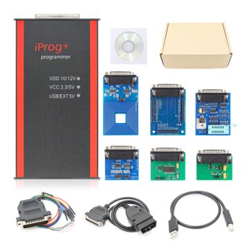 IPROG Pro 2019 V87 Full ECU Key Programmer Iprog+ Eeprom IMMO Autoradio Airbag Reset Armaturenbrett Kilometer