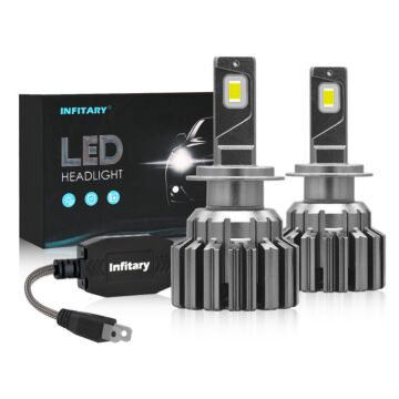 Infitary Autoscheinwerfer, H7 H1 H11 9005 HB3 9006 HB4 Autobirne, 2PCS 160W 36000LM 6500K Auto Canbus Lampe
