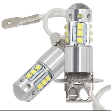 2PCS H3 16SMD 80W LED Nebelscheinwerfer, Tagfahrlicht, LED Rücklicht Birne