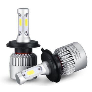H4 H7 H11 9005 9006 6500K Autoscheinwerfer, 2PCS 72W 8000LM COB Auto Nebelscheinwerfer