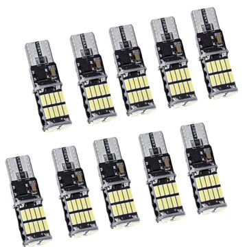 T10 W5W LED Canbus Birnen, 10PCS 4014 26SMD 168 Parksignallampen