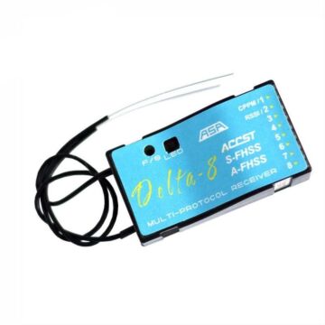 FrSky Delta-8 2.4 GHz 8 Kanal Multi-Marken Empfänger kompatibel mit Accst D8 / V8 Futaba