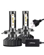 Infitary F2 Autoscheinwerfer, H4 H7 H1 H3 H11 9005 9006 Autobirne, 2PCS 16000LM 72W 3000K 4500K 6500K Autolampe