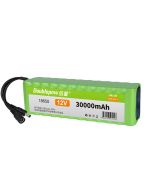 Doublepow 12V 18650 30000mAh 3S12P Li-Ion Akku mit DC-Stecker für LED-Licht elektronische Geräte